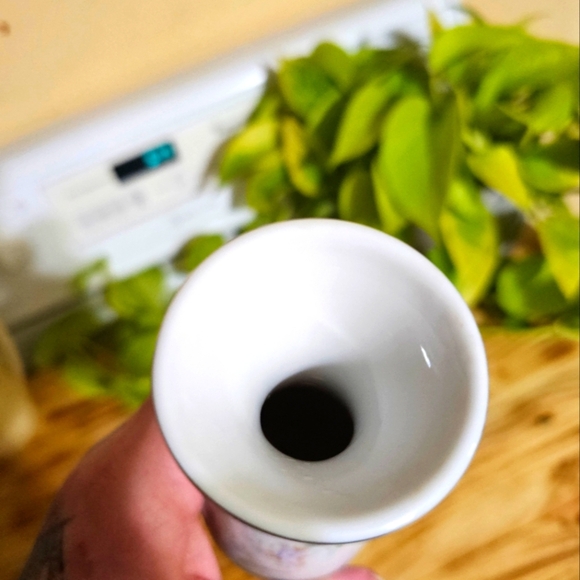 Vintage Lefton China Rose Design Vase - Picture 5 of 5